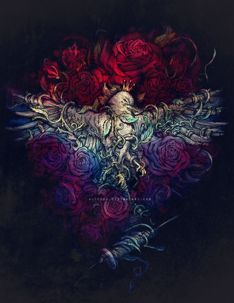 colorful paintings illustrations - Alice X Zhang
